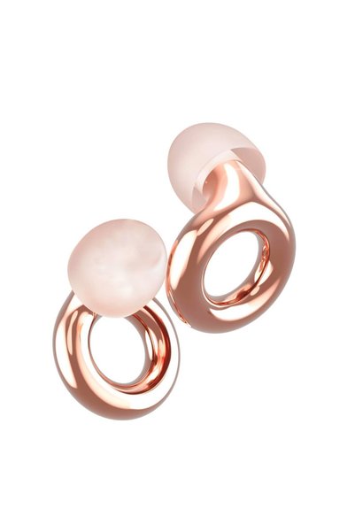 Choice Rose Gold Silicone Noise Cancelling Earplug, Brand New Electroplated C...
