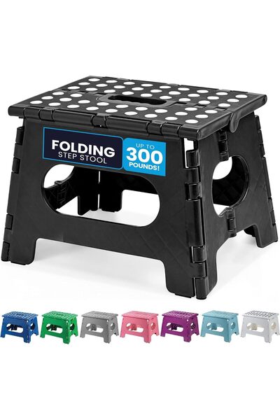 Generic Portable Folding Stool, Folding Step Stool for Adults & Kids, 300 lb ...