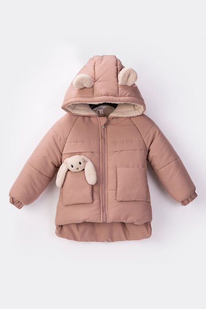 HAUSEkids 2-6 Yaş Love Rabbit Kız Çocuk Mont-Mocca