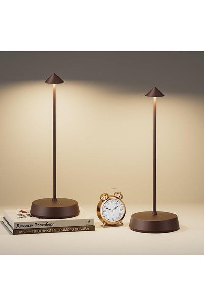 Generic Cordless Touch Table Lamp Rechargeable LED Battery Operated 6000mAh