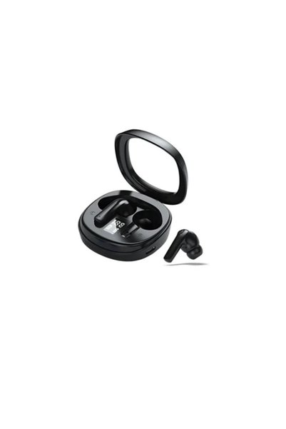 OEM Ασύρματα ακουστικά Bluetooth με θήκη φόρτισης DM-TW23 σε μαύρο χρώμα