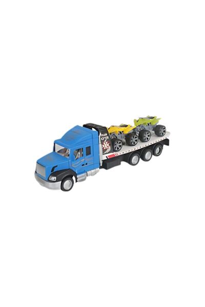 OEM Νταλίκα με καρότσα και αυτοκίνητα JS898-4B, σε μπλε χρώμα