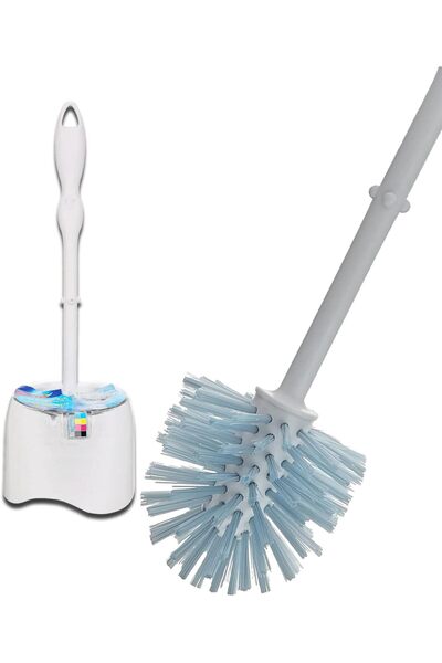 Vileda Toilet Brush ECO Set – High-Quality Bristles, Stable Base, Open Holder...