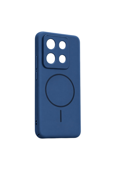 Generic Brand غطاء Xiaomi Redmi Note 13 5G Mika PC Magsafe - أزرق