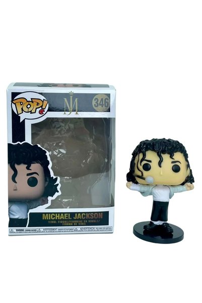 Funko عرض ساخن 346! تمثال فينيل فانكو بوب لمايكل جاكسون ملك موسيقى البوب، هدي...