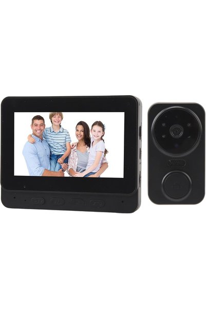 OEM Ασύρματο κουδούνι με κάμερα - WiFi 2.4GHz, 1080P HD, διπλή ομιλία και νυχ...