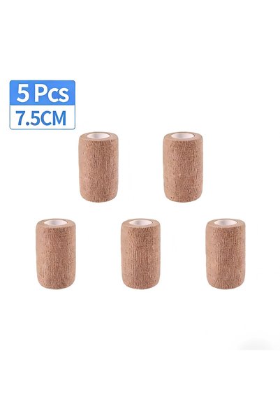 Choice 5Pcs 7.5CM Skin 5pcs Cohesive Elastic Bandage Self Adhesive Non-woven ...