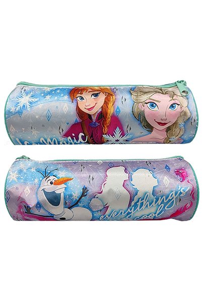 OEM Κασετίνα βαρελάκι Frozen 23x8 εκ. - σχολική κασετίνα Disney για κορίτσια