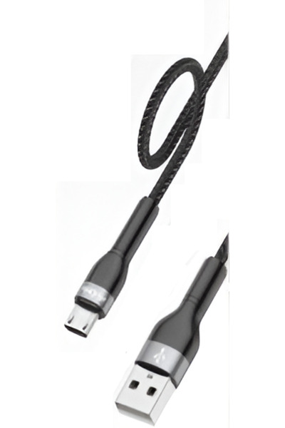 OEM Καλώδιο φόρτισης USB-A σε Micro USB 1m 2.4A μαύρο KLGO S-142