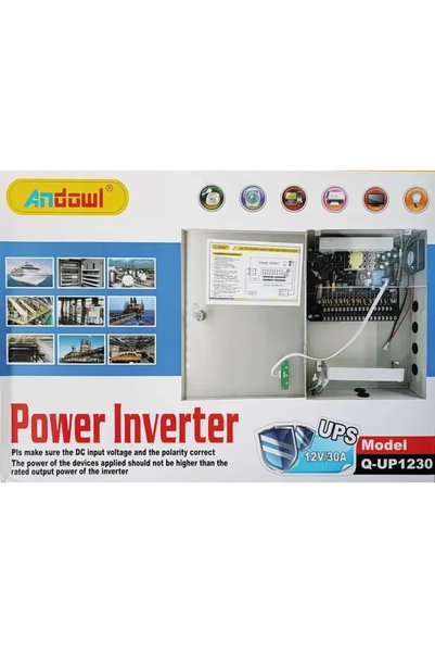Andowl Μετατροπέας Ισχύος 12V/30A Q-UP1230