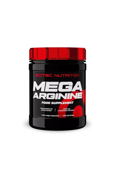 Scitec Mega Arginine - L-Arginină, 140 capsule