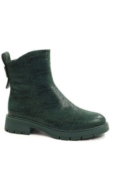 FIORE FINO Ghete dama piele naturala 2709012-verde sarpe-39