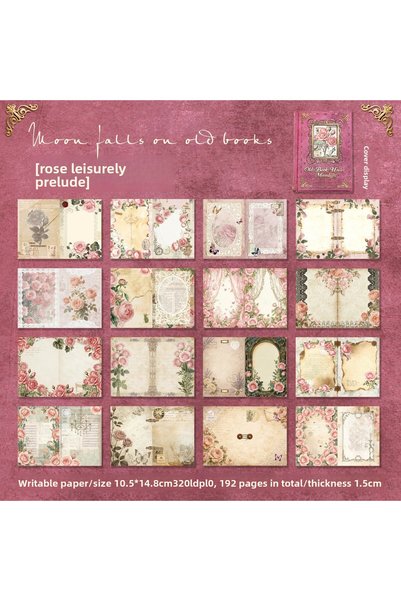 Choice دفتر يوميات D Rose Idle Sequence Vintage Rose Hot Gold من سلسلة Moonfa...