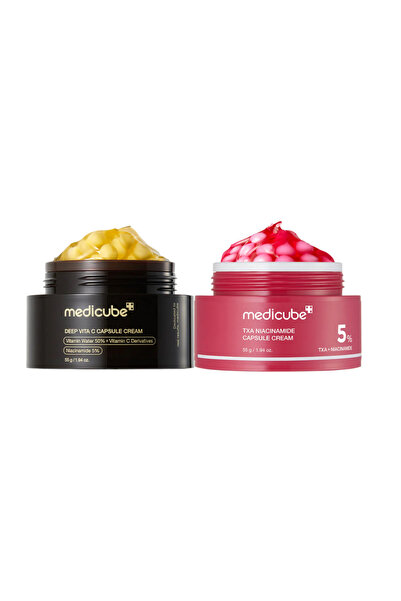 Medicube Korean Skincare Brightening Duo Set – Deep Vita C Vitamin C Capsule ...