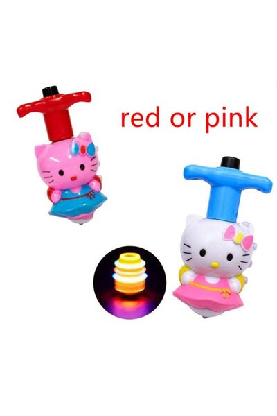 BANDAI 1 pc 1 Pc Electric LED Spinning Top Pokemon Pikachu Action Figures Sup...