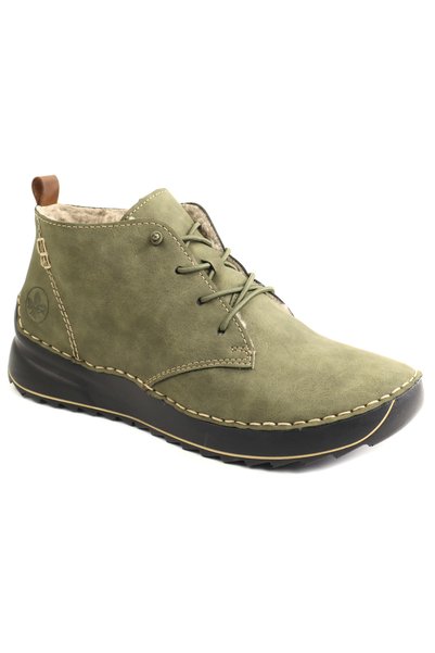 Rieker Ghete dama piele ecologica 51510 54-KHAKI-kaki-40
