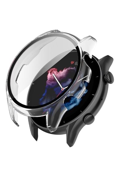 XGSM Carcasă 2 în 1 + Sticlă securizată pentru Amazfit GTR 3 / GTR 3 Pro, Tra...