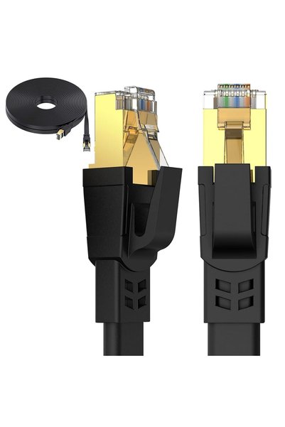 Generic Ethernet Cable CAT8, High Speed Heavy Duty كيبل كات 8 LAN Network Cab...