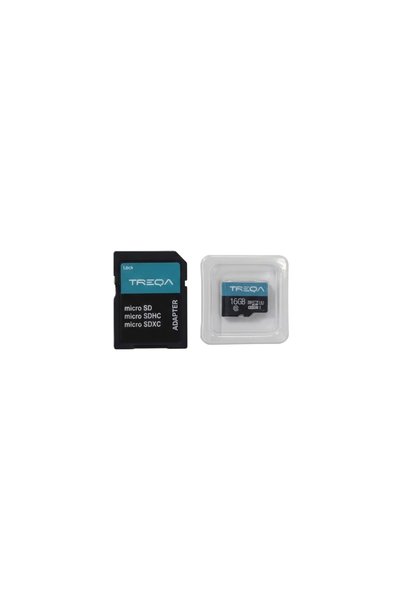 OEM Κάρτα μνήμης Micro 16GB με αντάπτορα SD Treqa σε μαύρο χρώμα