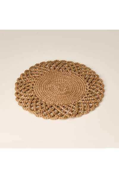 Evidea Soft Enva Handmade Supla - Bej - 33x33 cm