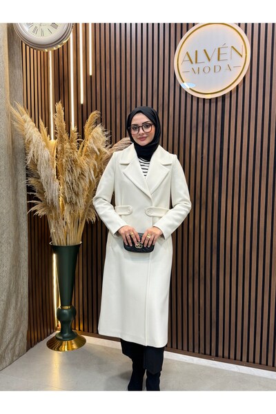 Fashionbox Nelya Premium Lined Classic Coat |   Beige