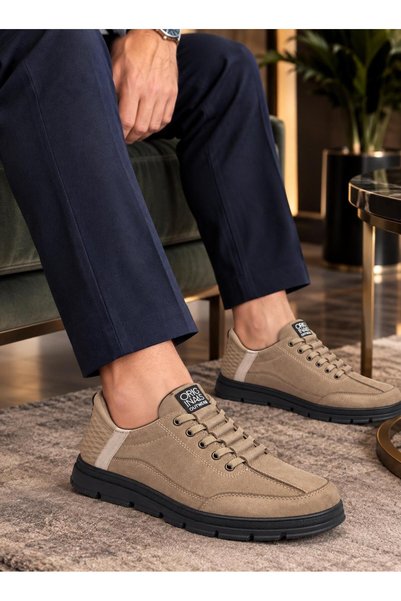 Taşpınar Ayakkabı Taşpınar 100% Genuine Leather Men's Daily Orthopedic Winter Rubber Non-Slip Sole Easy to Wear New Season a