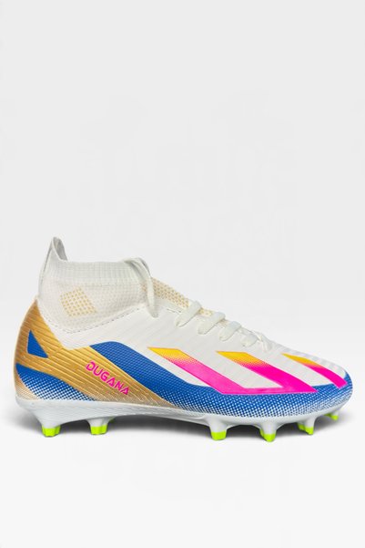 Liger Men's Football Sock Cleats Shoes White - Fuchsia