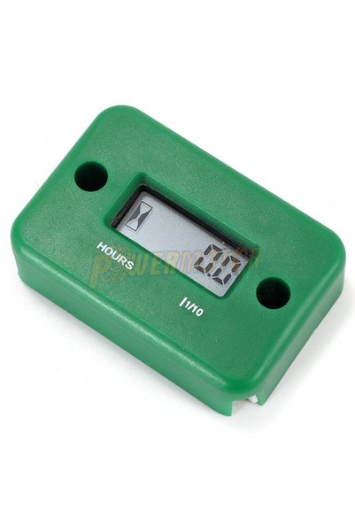 Choice Green Motorcycle Hour Counter Meter Inductive Digital Engine Battery T...