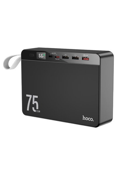 Hoco Power Bank 75000mAh 22.5W με οθόνη LED J94 Overlord
