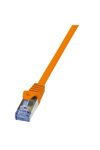 OEM Καλώδιο δικτύου S/FTP CAT6A LogiLink CQ3018S 0.25m σε πορτοκαλί χρώμα