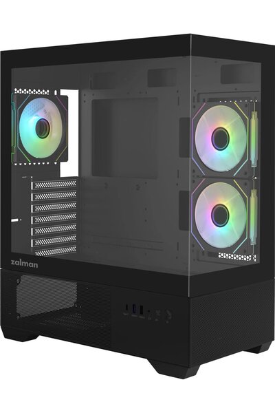 Zalman Κουτί ATX - Chronix Black V2 - 3 x 120 χιλ. A-RGB, USB-C, Σκληρυμένο Γ...