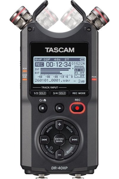 TASCAM Φορητός ψηφιακός καταγραφέας τεσσάρων κομματιών με διεπαφή ήχου USB - ...