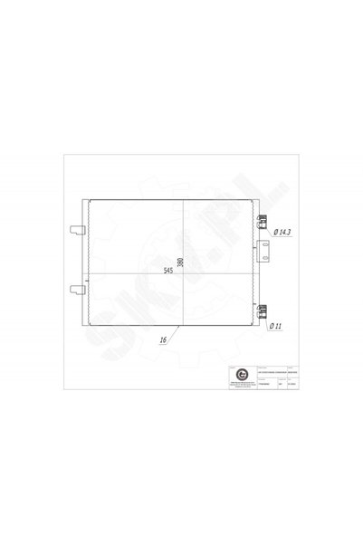 ESEN SKV Radiator climatizare Renault Clio II 7700436062