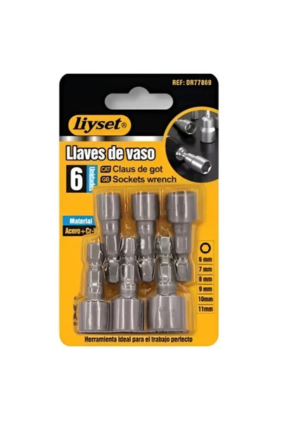 OEM Καρυδάκια μύτες άλλεν σετ 6 τεμαχίων - 77869 Liyset