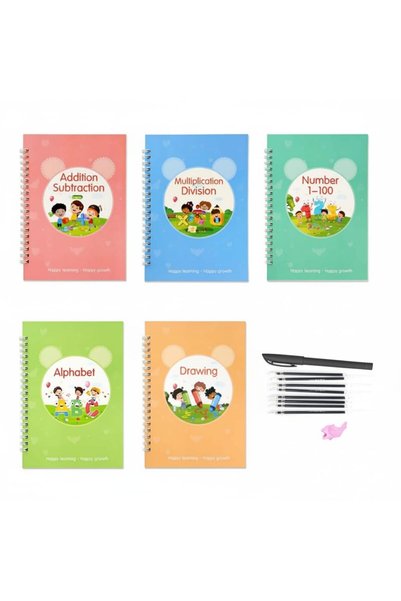 Generic NALACAL Magic Practice Copybook for Kids, Reusable Handwriting Practi...