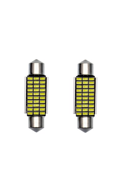 OEM Σετ LED πλαφονιέρας C5W Canbus 39mm 12V ψυχρό λευκό 6500K 2 τεμάχια 1014