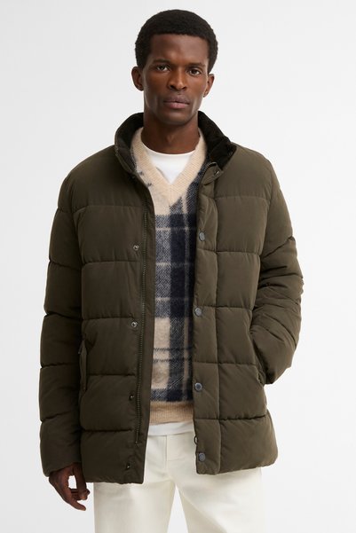 Barbour Powell Puffer Mont SG71 Dark Sage