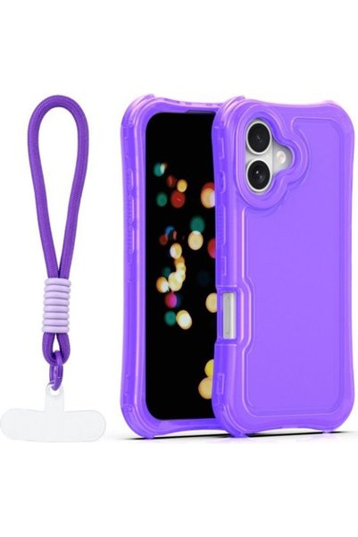 Senso Spd Safecase Με Λουράκι Iphone 17 Μωβ Πίσω Κάλυμμα - (SSSIP17P)