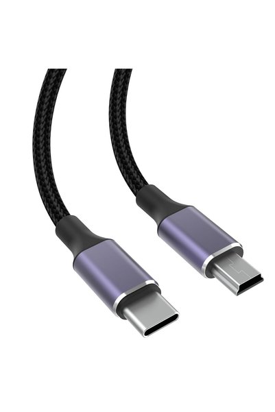 GENERAL كابل شحن ونقل بيانات OTG من النوع C إلى Mini USB متوافق مع كاميرات كا...