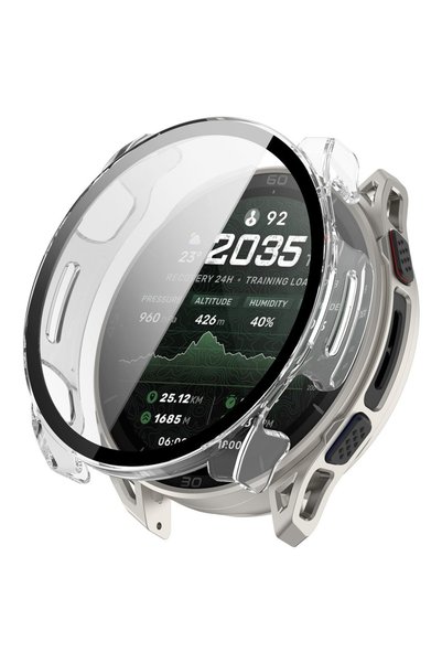 XGSM Carcasă 2 în 1 + Sticlă securizată pentru Amazfit Cheetah 2 Ultra, trans...