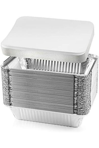 Generic Aluminum Foil Pans Recyclable Takeout Aluminum Foil Food Containers D...