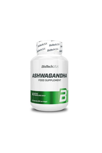 BiotechUSA BIOTECH USA Ashwagandha - Supliment din Plante, 60 capsule