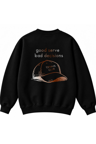 OXCI Tennis Club Good Serve Unisex Regular Sweatshirt