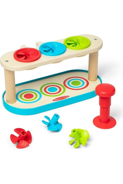 Melissa & Doug لعبة اساين اند بريس الدوارة لتنمية مهارات البنات والأولاد من س...
