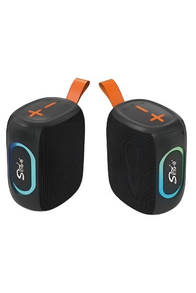 OEM Φορητό ασύρματο ηχείο Bluetooth 8W με RGB φωτισμό και λουράκι μεταφοράς Z...