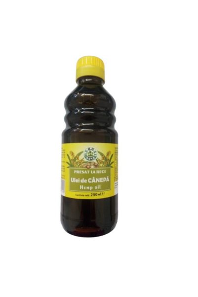 Herbavit Ulei de Canepa Presat la Rece Herbavit, 250 ml