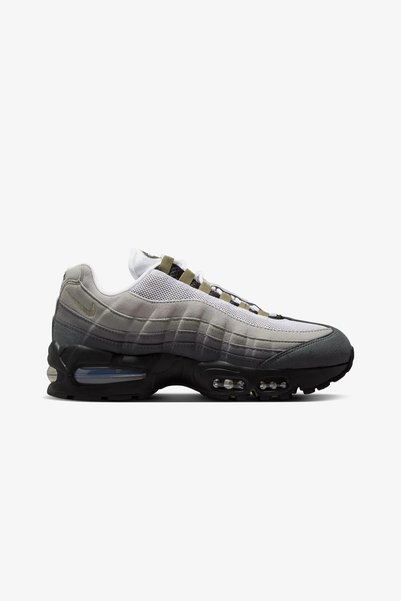 Nike Air Max 95 OG Big Bubble Black Medium Olive Gri Spor Ayakkabı - HypeStep