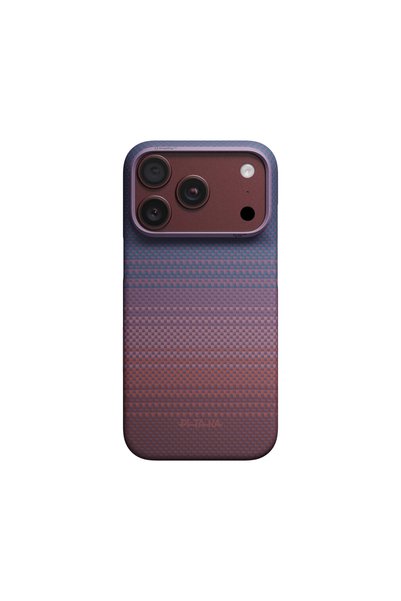 PITAKA Edge Case PitaTap ™   pentru iPhone 18 Pro, MagSafe Fibră de Aramidă, ...