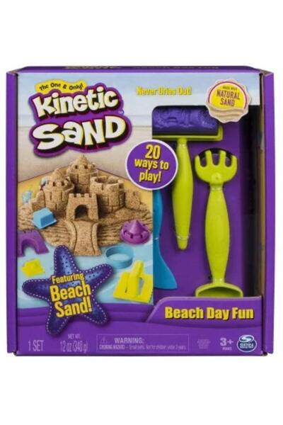 Spin Master Toys Far East Nisip cinetic set de plajă cu accesorii Nisip cinetic