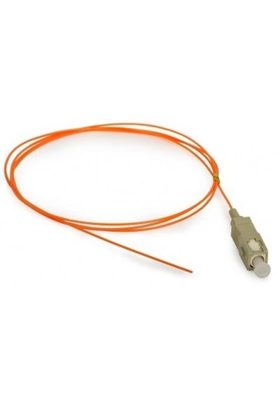 HCS T61-B062-10 MM 62,5/125 SC Simplex Fiber Pigtail 1 m 5'li Paket